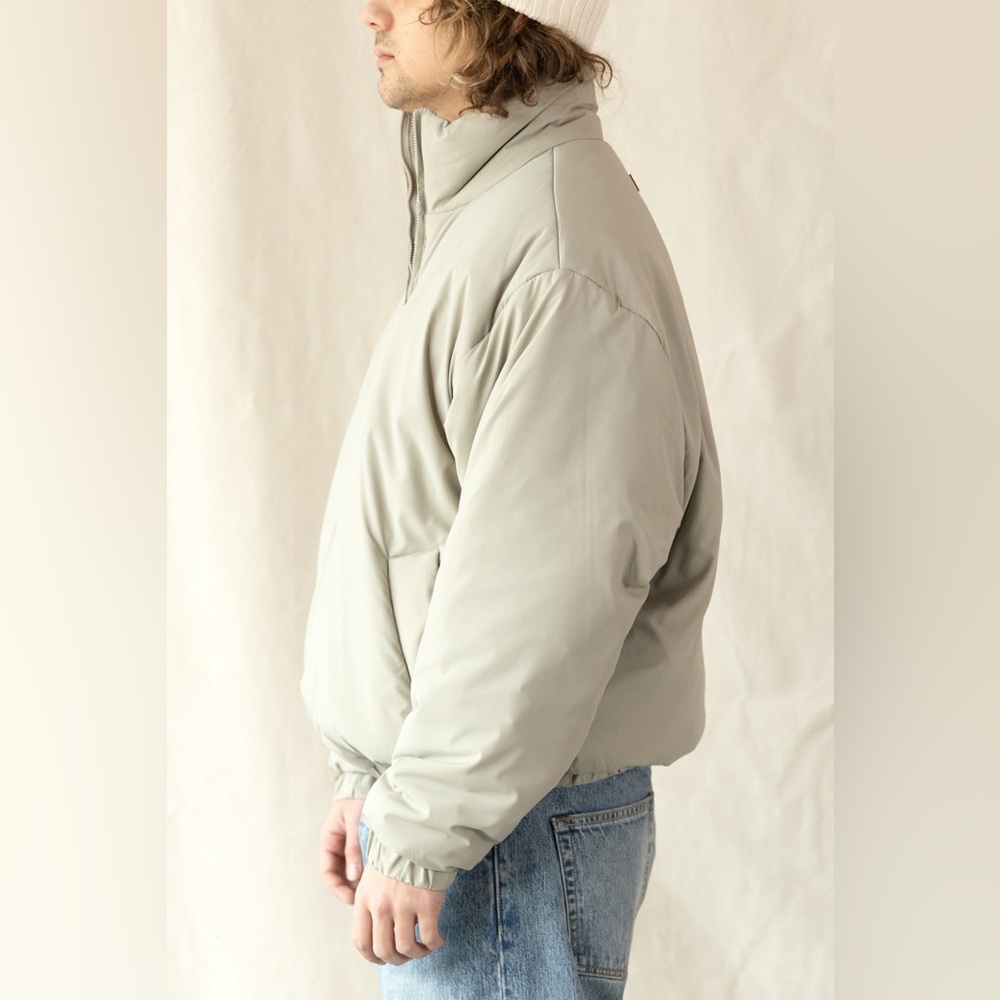 FEAR OF GOD ‎ High-Neck Puffer Jacket, Seal, Size L - Picture 4 of 9